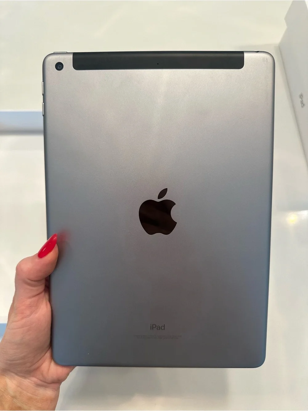 Apple iPad Tablet - Black Front, White Bezel